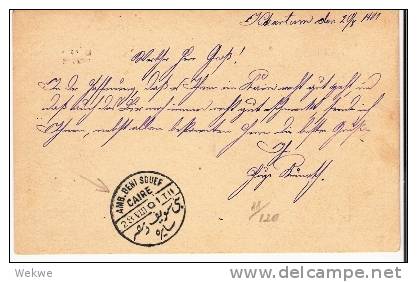 Sud016/  SUDAN - P 1, 1901 Nach Cairo TPO Benji Souef - Lettres & Documents