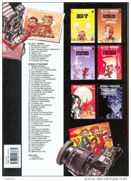 LE PETIT SPIROU  N° 8  " T´AS QU´A T´RETENIR "   DUPUIS  DE 1999 - Petit Spirou, Le