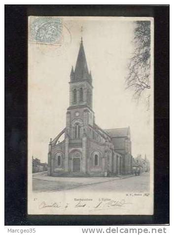 24023 Sancoins L'église édit.B.F. N° 17 Belle Carte - Sancoins