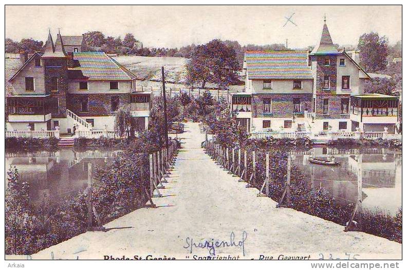 RHODE-ST-GENESE = Rue Geevaert  (edit. Gofflot) 1947 - Rhode-St-Genèse - St-Genesius-Rode