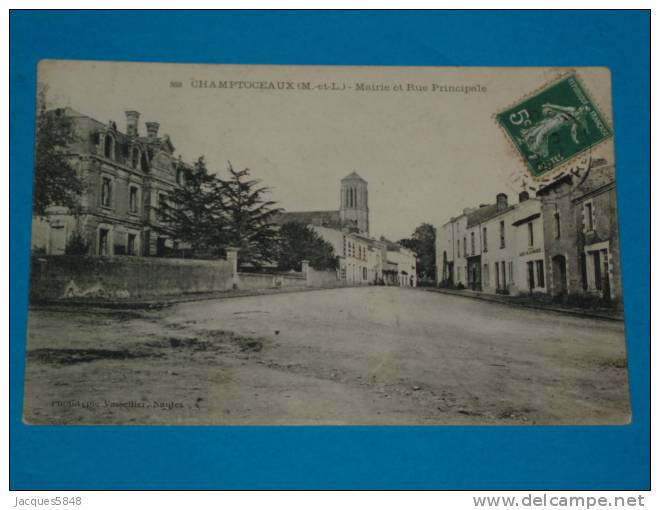 49) Champtoceaux - N° 868 - Mairie Et Rue Principale - Année  1909 - EDIT  Vassellier - Champtoceaux