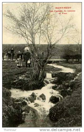 MONTMEDY  Les Cascades Du Ruisseau De Vaux  1914  TOP ANIMATION - Montmedy