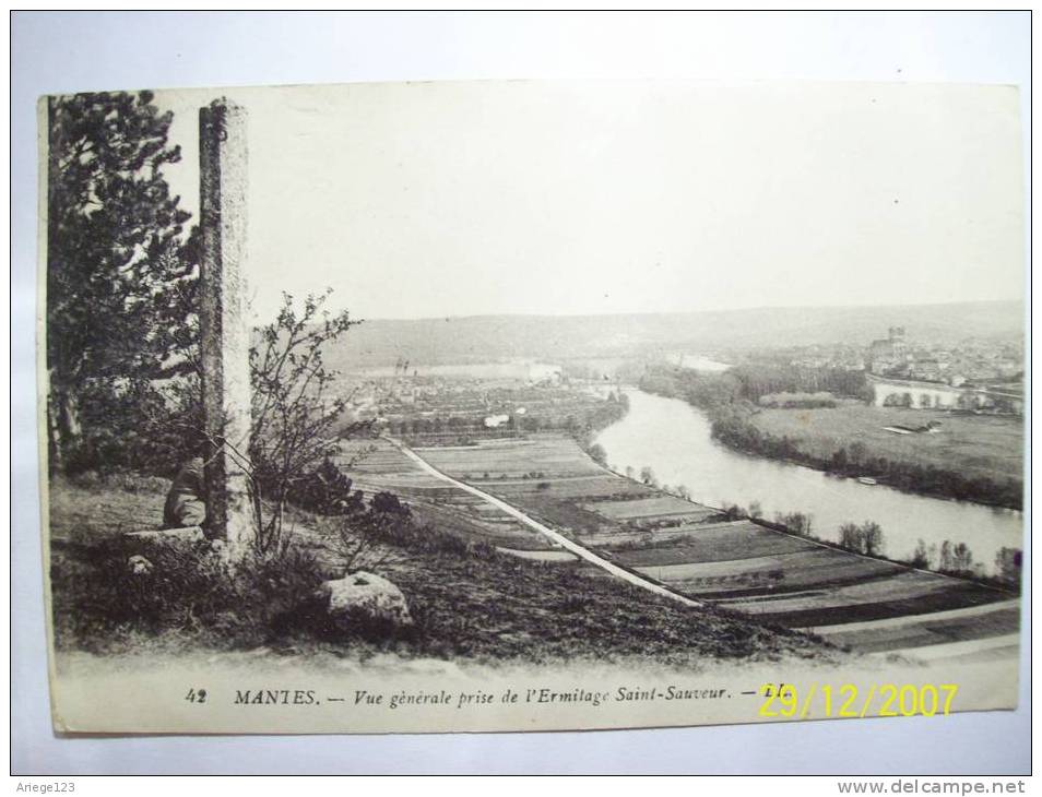 Nantes Vue Generale Prise De L Hermitage St Sauveur - Limay