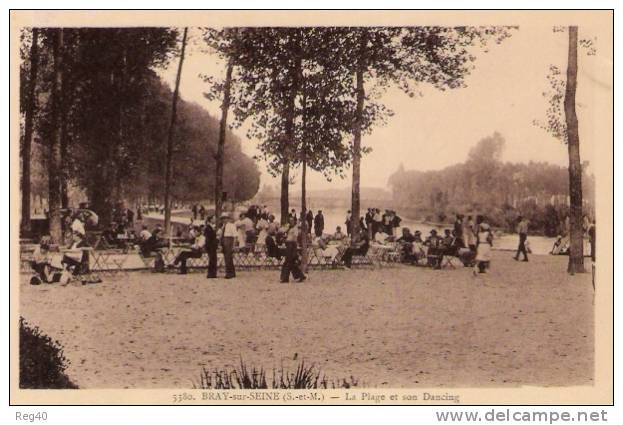 D77 - BRAY-sur-SEINE  -  La Plage Et Son Dancing - Bray Sur Seine