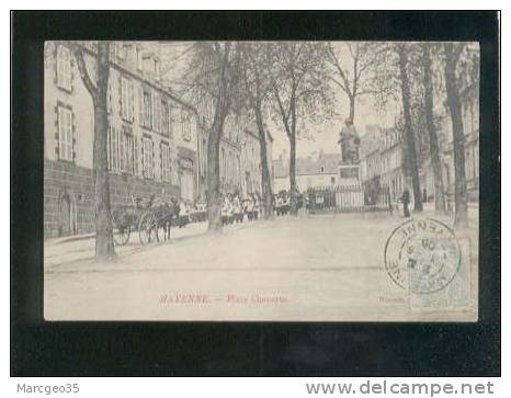 24058 Mayenne Place Cheverus édit.mousset Procession Des Rameaux ? Belle Carte - Mayenne