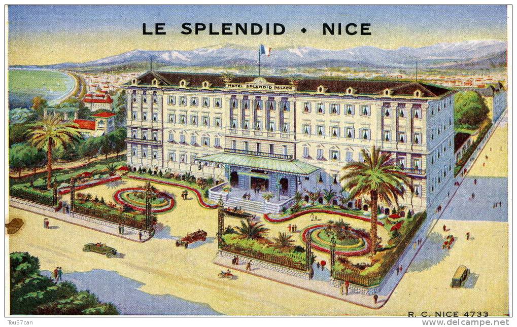 NICE - ALPES-MARITIMES - BELLE ET PEU COURANTE CPA COULEUR A PETIT PRIX. - Autres & Non Classés