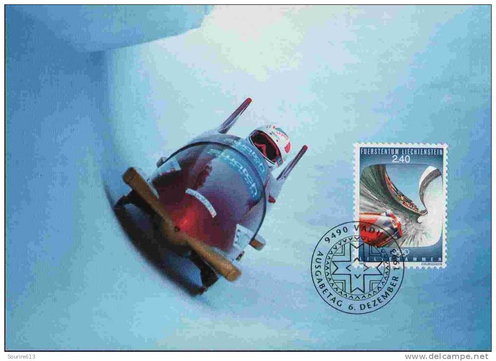 CPJ Liechtenstein 1993 Sports Hiver Bobsleigh Piste Descente - Winter (Other)