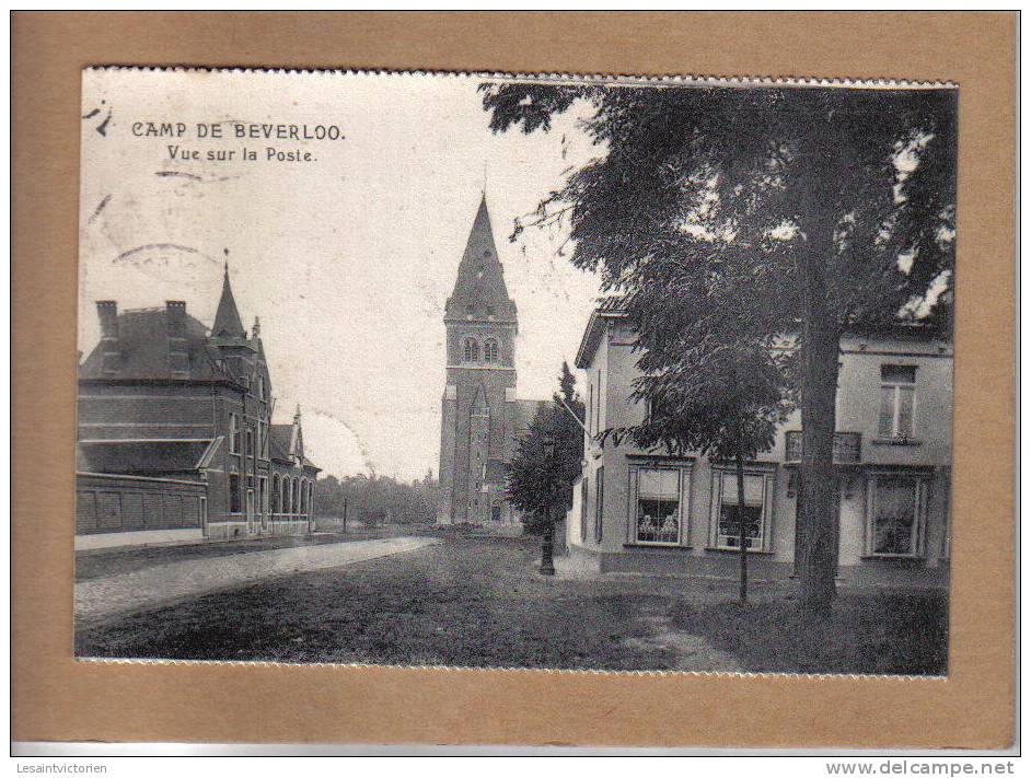 LEOPOLDSBURG BOURG-LEOPOLD BEVERLOO CAMP ARMEE POSTE EGLISE - Leopoldsburg (Kamp Van Beverloo)