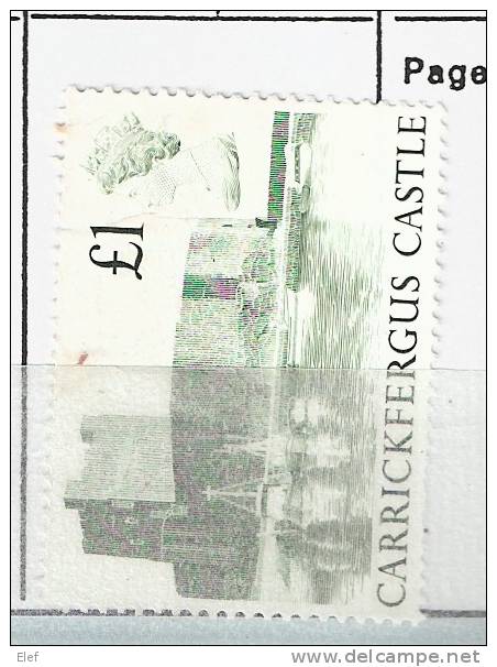 GB, Yvert N° 1340 Neuf (*) 1£ "Carrickfergus Castle " ; TB - Non Classés