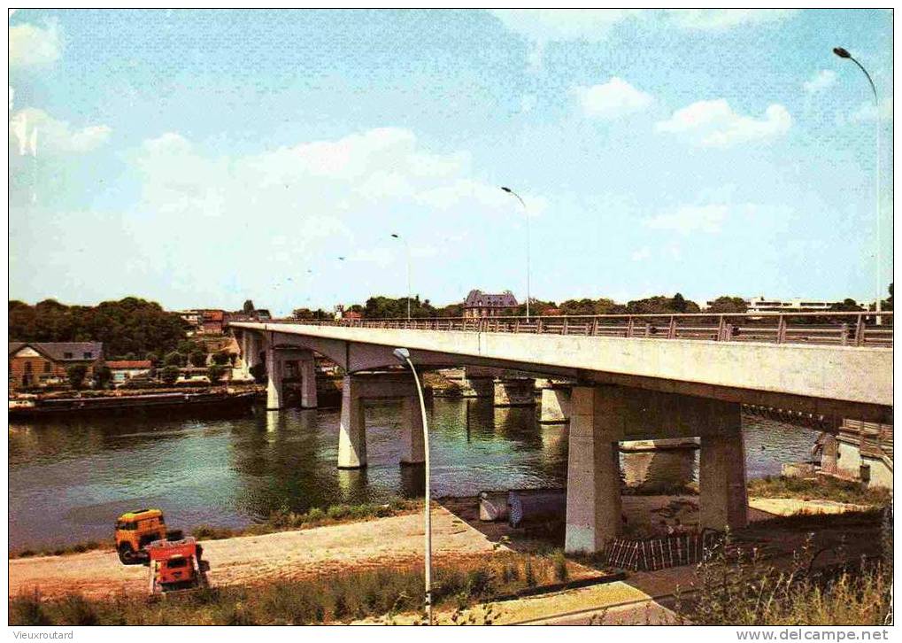 CPSM. CONFLANS STE HONORINE. LE PONT. NOUVEAU. - Conflans Saint Honorine