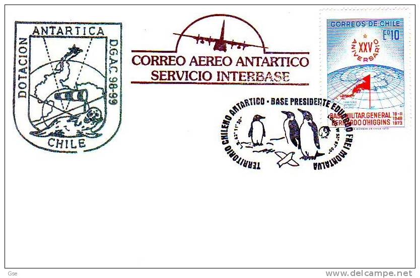 CILE 1998-99 - Busta Con Annullo Speciale Illustrato - Pionguini - Servizio Interbase - Otros & Sin Clasificación