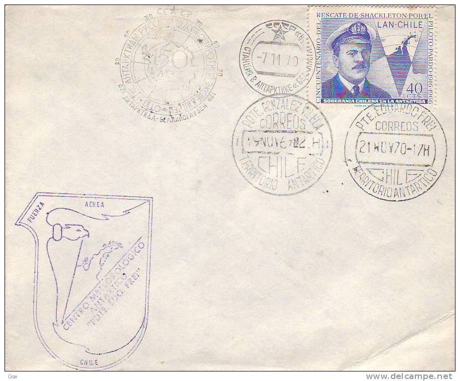 CILE 1970 - Yvert 317 - Annulli Speciali Cile/URSS - Other & Unclassified