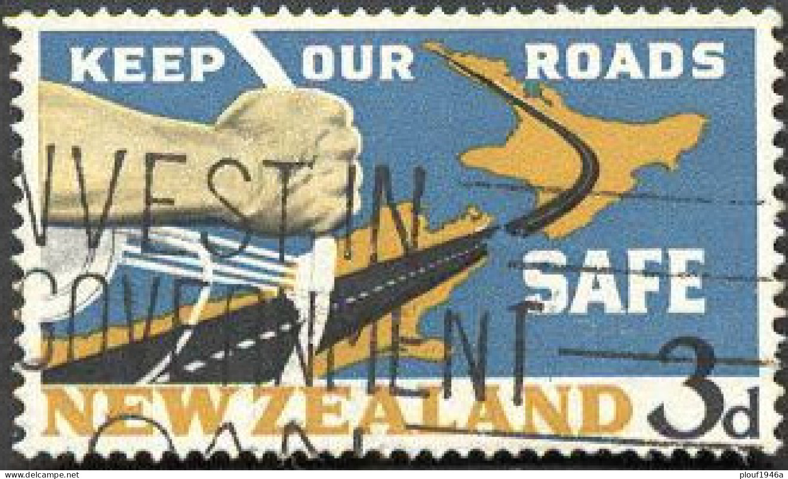 Pays : 362,1 (Nouvelle-Zélande : Dominion Britannique) Yvert Et Tellier N° :   420 (o) - Used Stamps