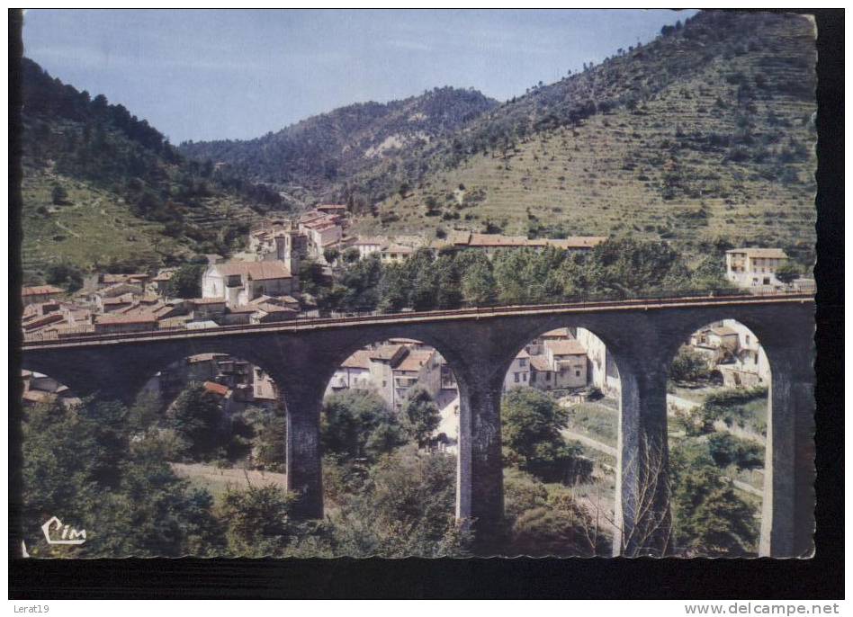 06.ESCARENE...LE VIADUC .......CPSM..NON.ECRITE..‹(•¿•)› - L'Escarène