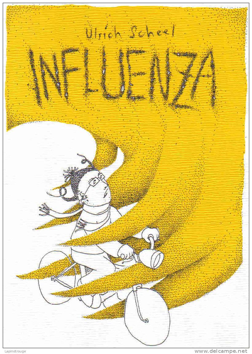 Ex-libris SCHEEL Ulrich Pour Influenza éditions FLBLB 2004 - Illustrateurs S - V