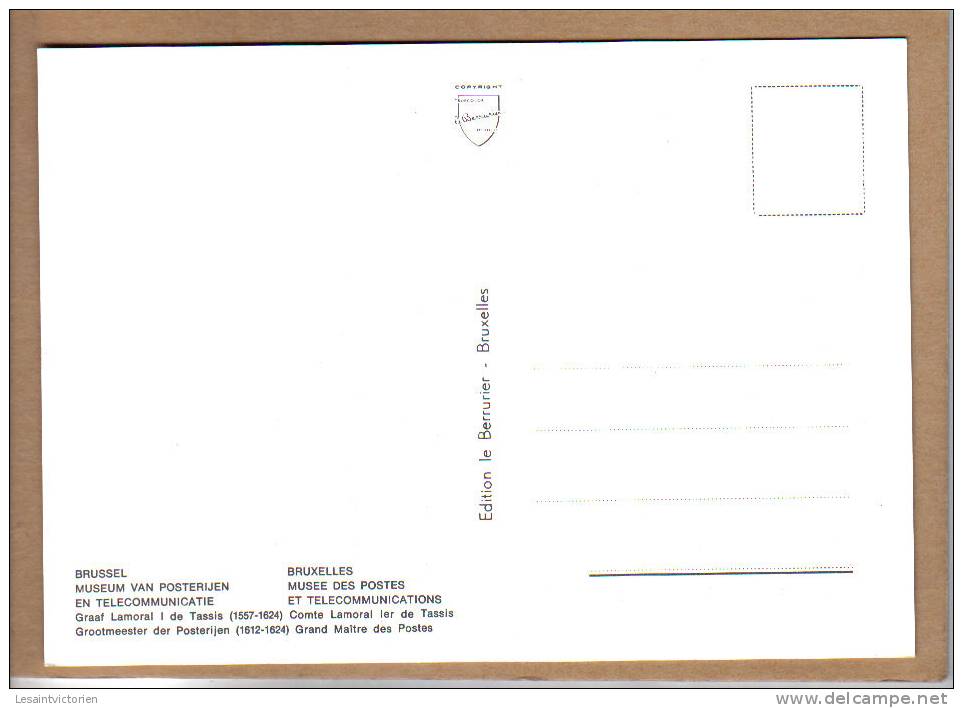 POSTES TELECOMMUNICATIONS MUSEE COMTE LAMORAL 1er GRAND MAITRE DES POSTES - Post & Briefboten