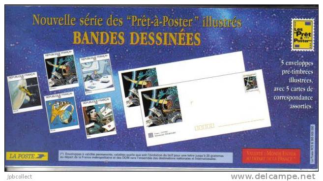 Prêt à Poster : Bande Dessinée Lot De 5 Enveloppes - PAP: Private Aufdrucke