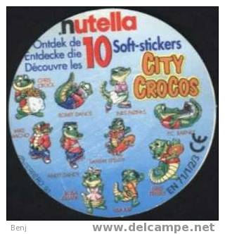 Nutella : Ines Patines (série "City Crocos") - Stickers