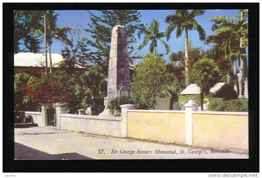 Sir George Somers Memorial, St. George's, Bermuda - Bermuda