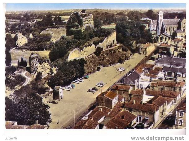 TALMONT -  Le Château  (Forteresse Du XIè S. )  -    En Avion Au Dessus De  ....   - N° 3 K - Talmont Saint Hilaire