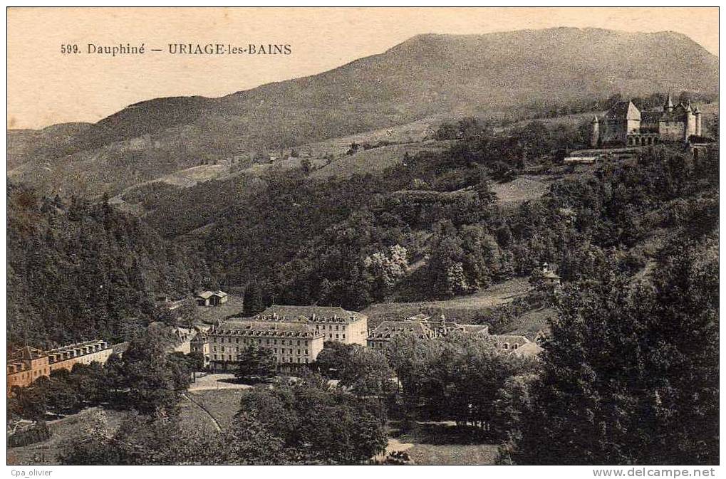 38 URIAGE LES BAINS Vue Générale, Ed ? 599, Dauphiné, 1916 - Uriage