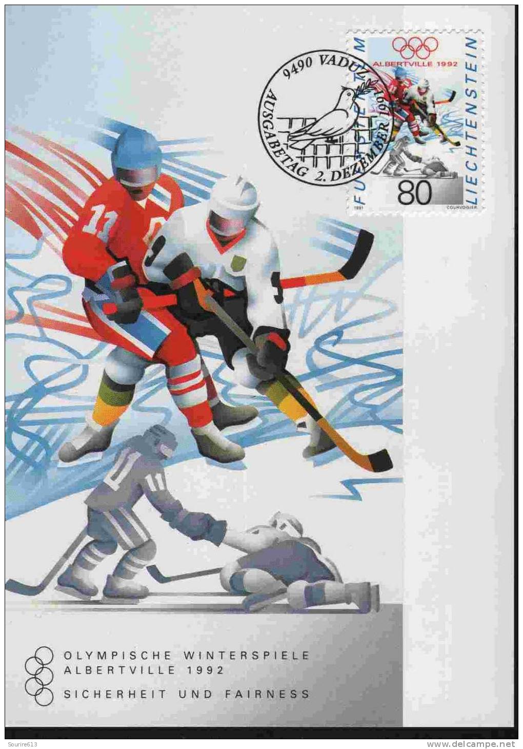 CPJ Liechtenstein 1991 Hockey (sur Glace) & Fairplay JO Alberville - Hockey (sur Glace)