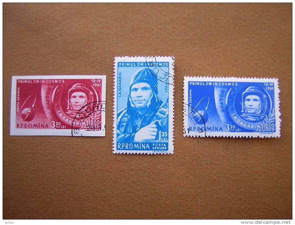 ROUMANIE. PREMIER VOL DE L´HOMME DANS L´ESPACE. - Used Stamps