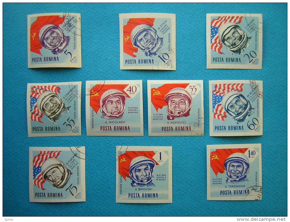 ROUMANIE. CONQUETE DE L'ESPACE. - Used Stamps