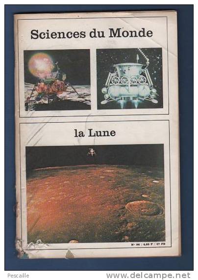 REVUE SCIENCES DU MONDE - LA LUNE - 1971 - Wissenschaft