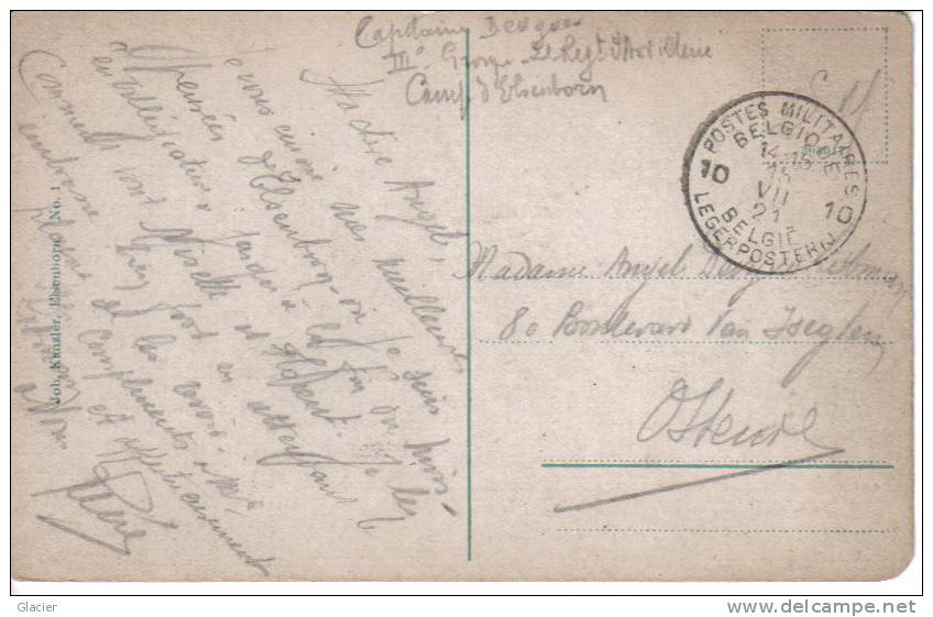 ELSENBORN -  Camp , Vue Totale - Totaalzicht - Marcofilie - Postes Militaire Belge 1921 - Elsenborn (camp)