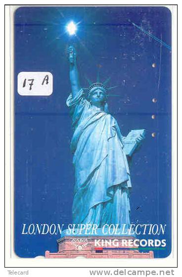 Telecarte Statue Of Liberty (17a) Statue De La Liberte Twins Towers New York USA  Phonecard - Paysages