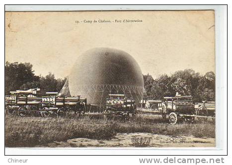 CAMP DE CHALONS PARC AEROSTATION VUE DE BALLON - Camp De Châlons - Mourmelon