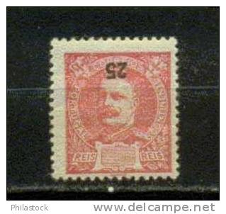 PORTUGAL N° 131 *  Valeur Du Cartouche Renversée (tirage Clandestin) - Unused Stamps