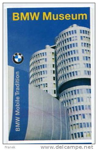 BMW Museum - Munich Le 11 Aout 1999 - Tickets De Concerts