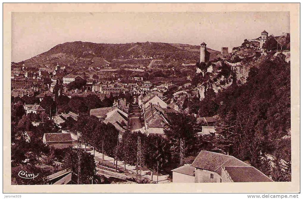 CREMIEU (38460) - Vue Générale Et Le Mont D'Annoisin - Crémieu