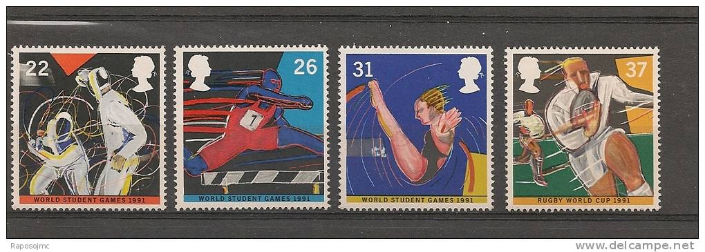 Gran Bretaña 1991, Deportes. - Unused Stamps