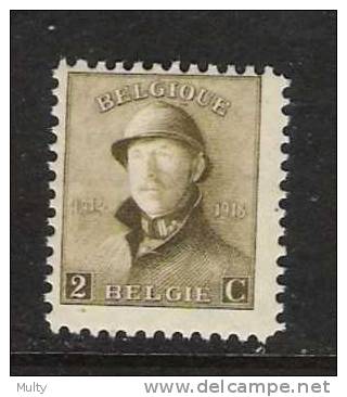 Belgie OCB 166 (**) - 1919-1920 Behelmter König