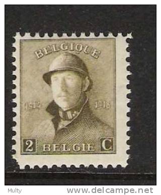 Belgie OCB 166 (**) - 1919-1920  Re Con Casco