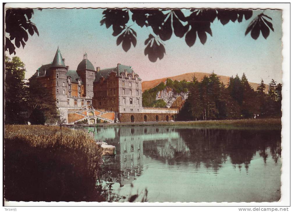 CPSM De Vizille (Isère 38):  Le Château Et L'Etang Aux Truites. - Vizille