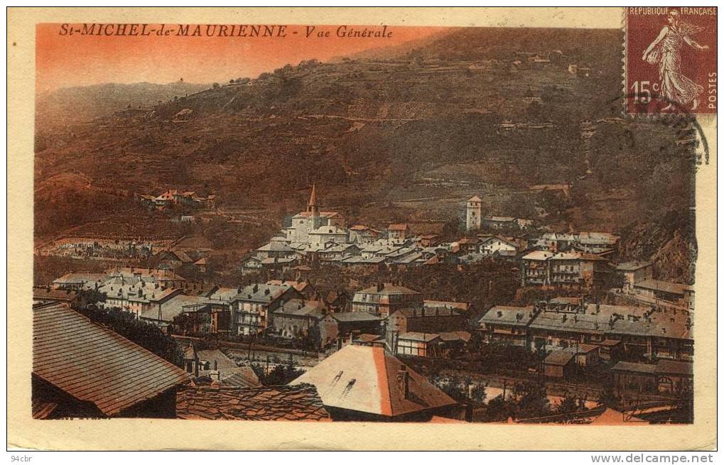 CPA (73) SAINT   MICHEL DE MAURIENNE   Vue Generale - Saint Michel De Maurienne