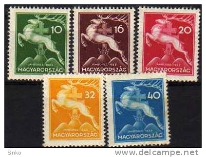 1933. Cserkész - Unused Stamps