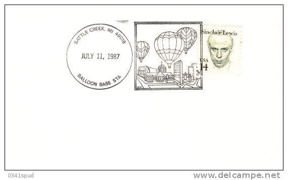 1987 USA  Vol Par Ballon  Balloon Flight  Volo Con Pallone - Mongolfiere