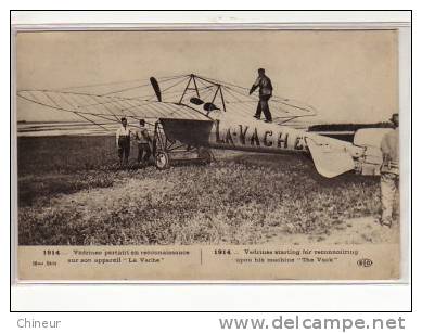 VEDRINES PARTANT EN RECONNAISSANCE SUR L'APPAREIL LA VACHE - 1914-1918: 1. Weltkrieg