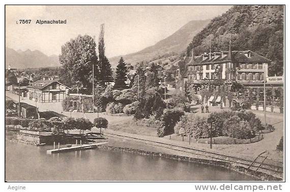 SUISSE -ref No 342- Alpnachstad - Bon Etat - Alpnach