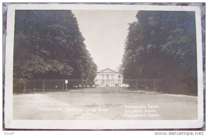 CP Photo De TERVUREN " Musée Du Congo - Restaurant Sevin " . - Tervuren