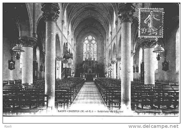 49Z74-STL-8 - SAINT-CRESPIN - Intérieur De L'Eglise - Saint Georges Sur Loire