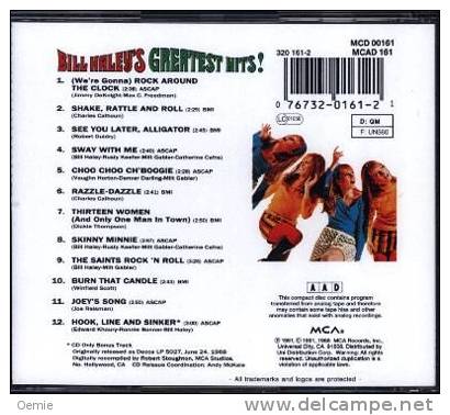 BILL HALEY  AND HIS COMETS  //  BILL  HALEY'S   °  GREATEST HITS  //   CD ALBUM  NEUF  12  TITRES SOUS CELLOPHANE - Rock