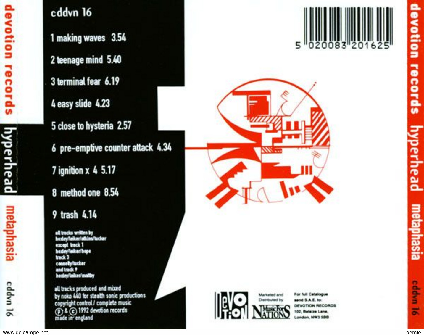 HYPERHEAD   °°   METAPHANIA    CD  ALBUM  9  TITRES - Other - English Music