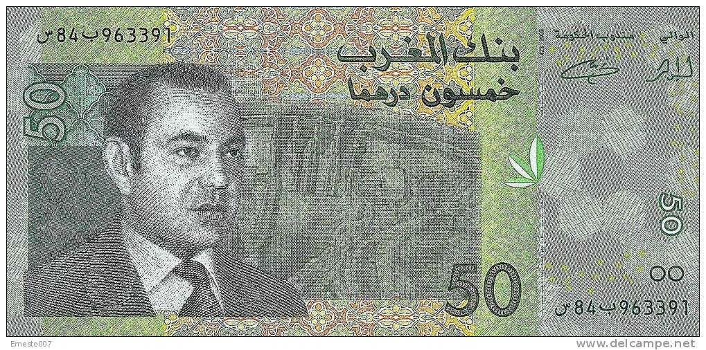 MOROCCO/MARROCCO 50 DIRHAMS NOTE - NEW! - Maroc