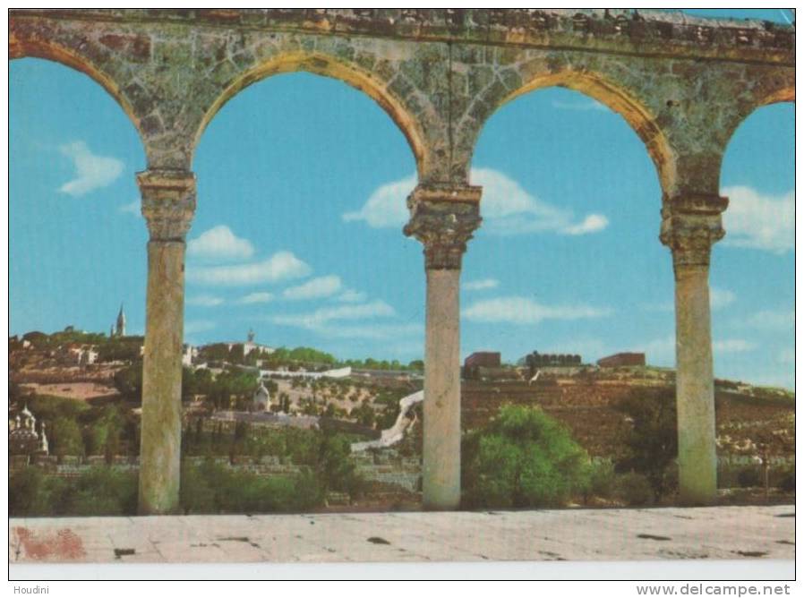 Jordan - Mt. Of Olives Through The Arches Of The Temple Area - Jerusalem - Giordania